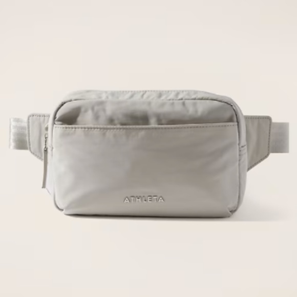 Athleta LARGE Gray All About Crossbody Belt Bag - Picture 1 of 4